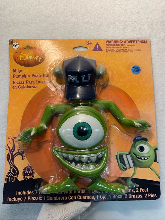 Disney Other - Disney’s MU Mike Pumpkin Push-ins Decor